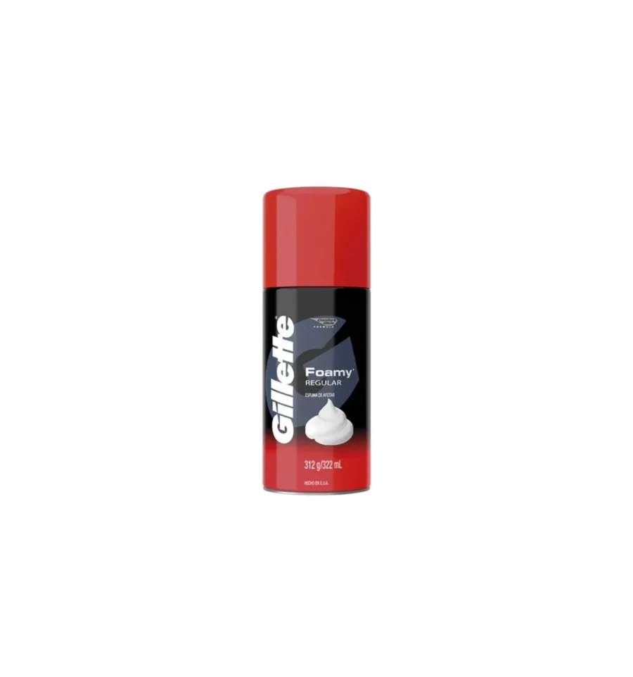 Gillette Foamy Regular Espuma de Afeitar 312 g