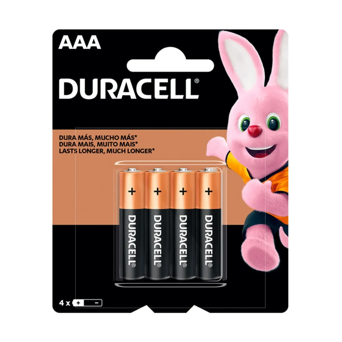 207553 Pilas Duracell Coppertop AAA x4 - Imagen 1