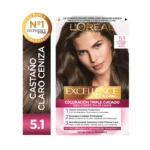 216062 Kit de coloración Excellence 5.1 Castaño Claro Ceniza