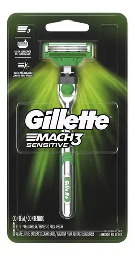 Gillette Mach3 Sensitive Máquina de Afeitar