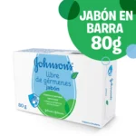 Johnson's Baby Jabón Libre de Gérmenes 80 g