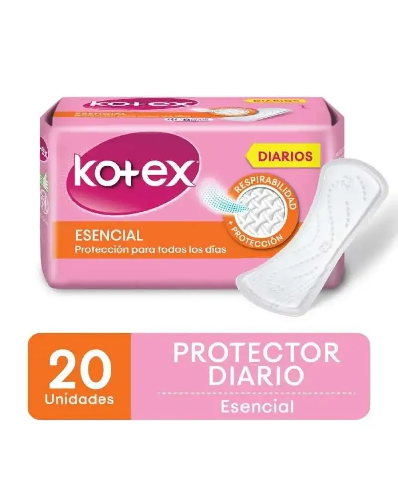Kotex Classic Esencial Protectores Diarios x20