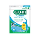 222031 Hilo dental Flossers Acción Múltiple 40 unidades - GUM