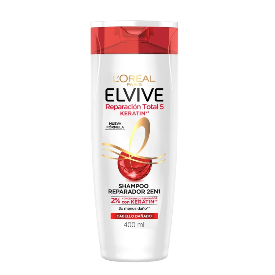 Elvive Reparación Total 5+ 2 en 1 Shampoo y Acondicionador 400 ml