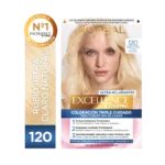 224657 L'Oréal Excellence Kit de Coloración Keratin Rubio Ultra 120