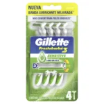 226604 Prestobarba 3 Sensitive x4 unidades - Gillette