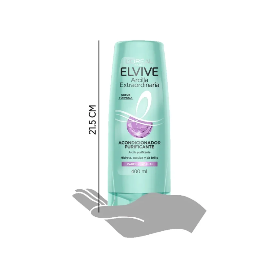 L'Oréal Elvive Shampoo Arcilla Purificante 400 ml