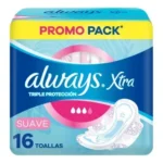 Toallas Femeninas Maxi Protección Suave x16