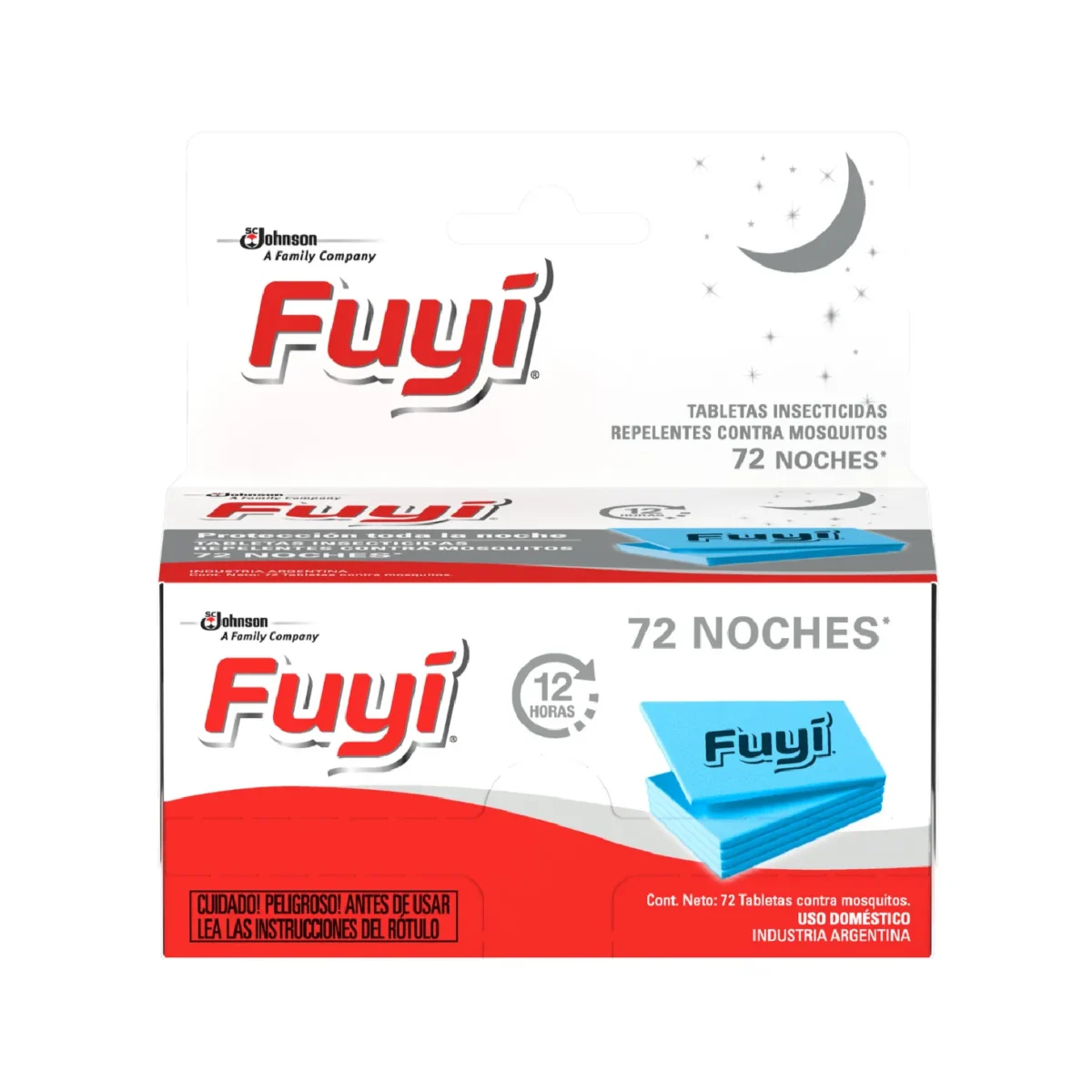 266953 Fuyi Tabletas Repelente de Mosquitos x 72 unidades - Imagen 1
