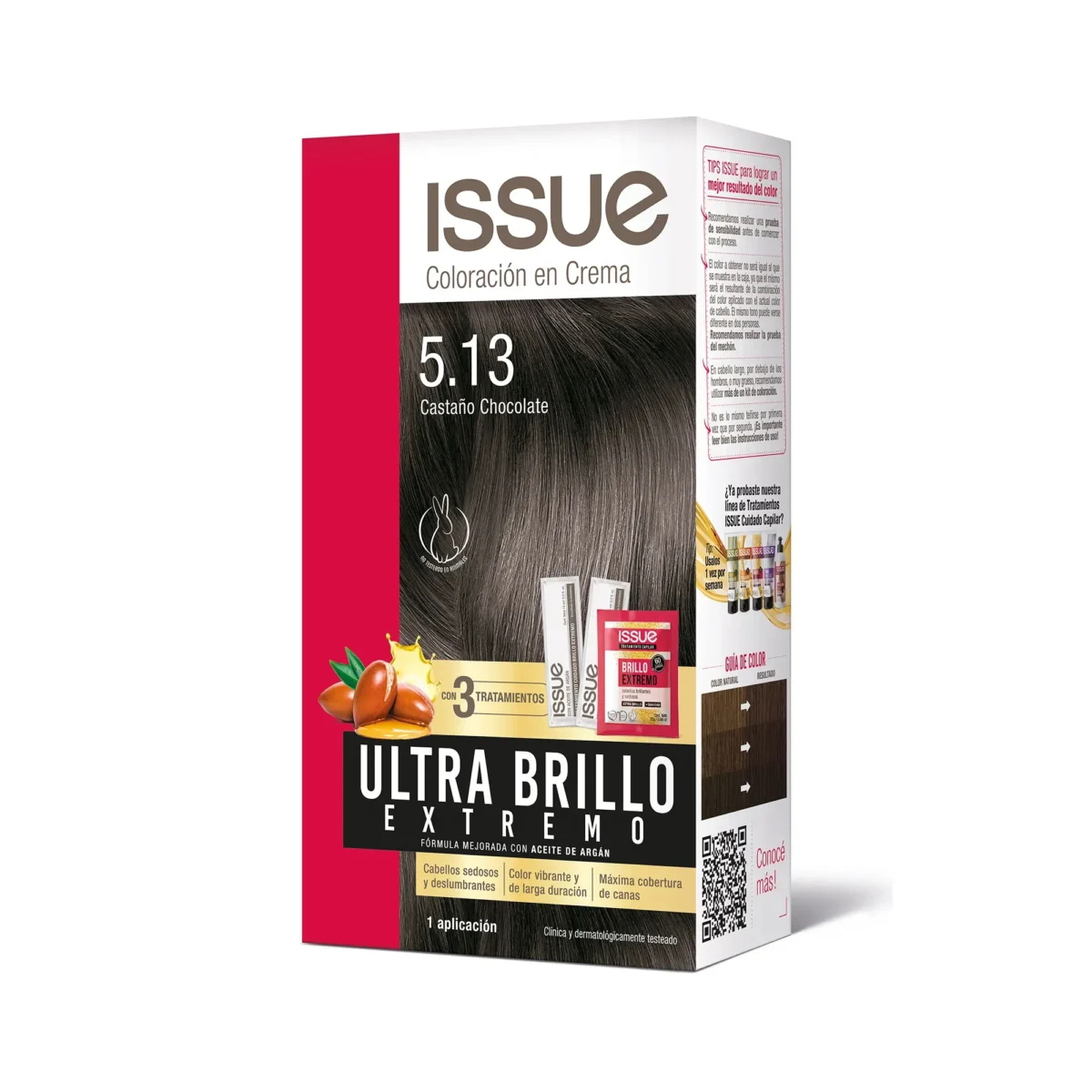 267099 Kit de coloración Ultra Brillo Extremo tono 5.13 - Issue - Imagen 1