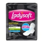 Toallas femeninas Ladysoft Nocturna con alas suave x8 unidades