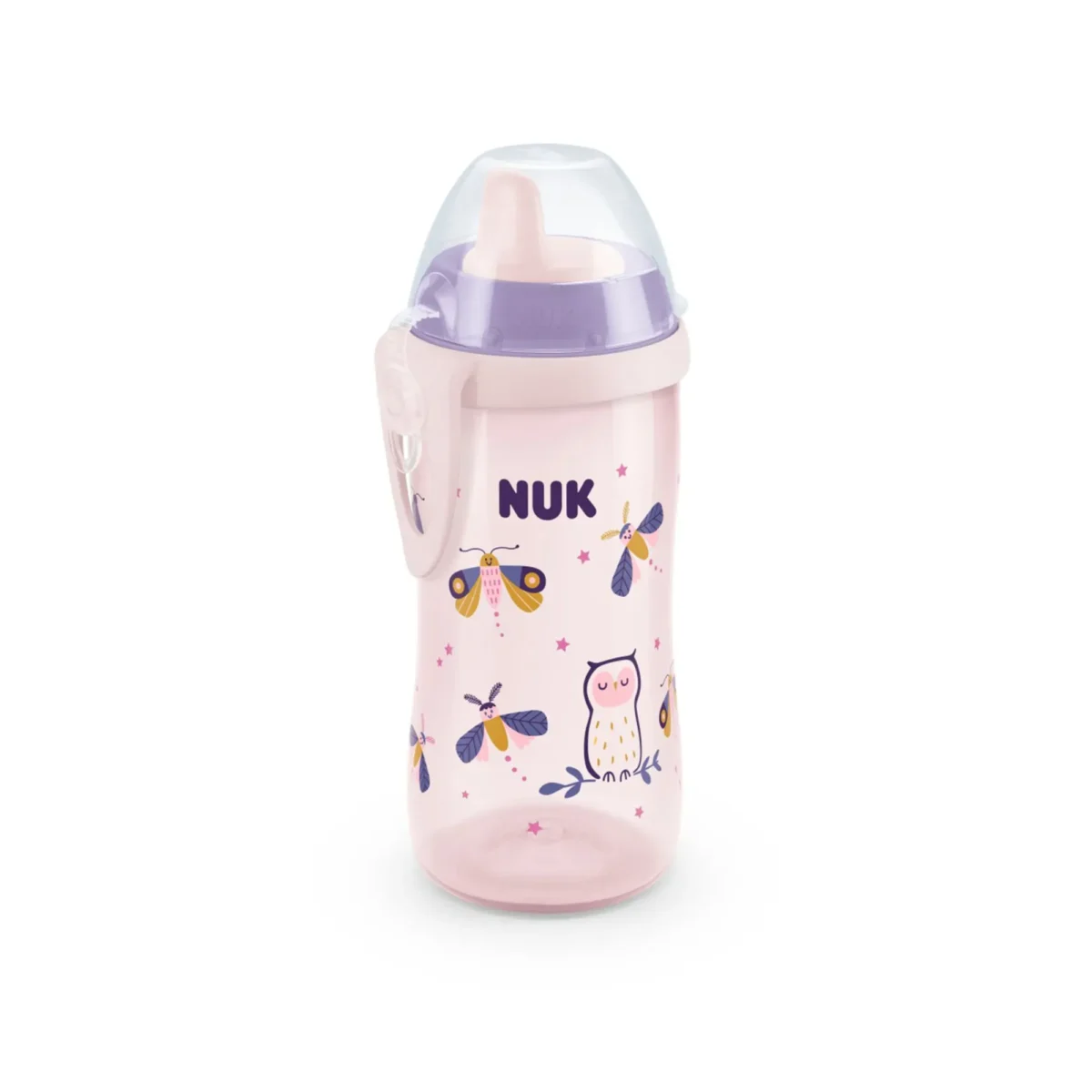 269040 Vaso Kiddy Cup luminoso rosa 300 ml - NUK - Imagen 1