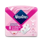 269790 Toallas Femeninas Nosotras Clásica con Extra Seda x8