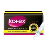 Tampones Kotex Medio + Fácil Inserción 20 unidades