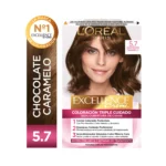 272446 Tinte L'Oréal Excellence Pro-Keratina 5/7 Chocolate