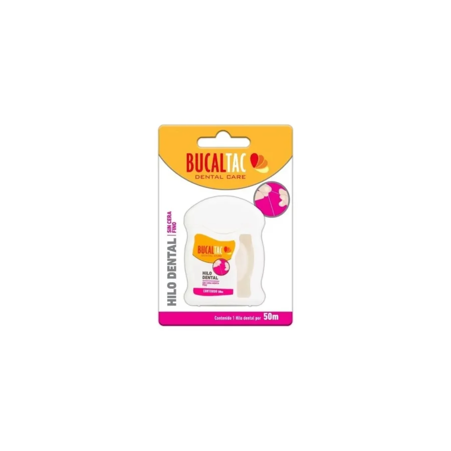 Hilo dental sin cera fino 50 m – Bucal Tac