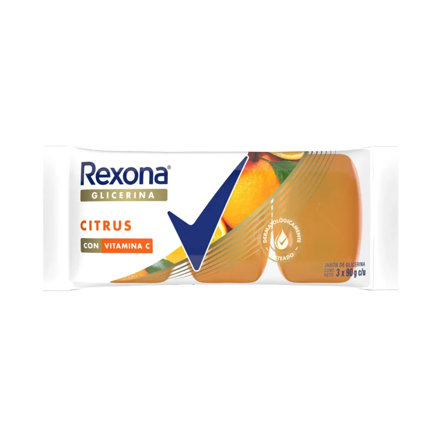 Jabón glicerina frutos rojos 90 g – Rexona