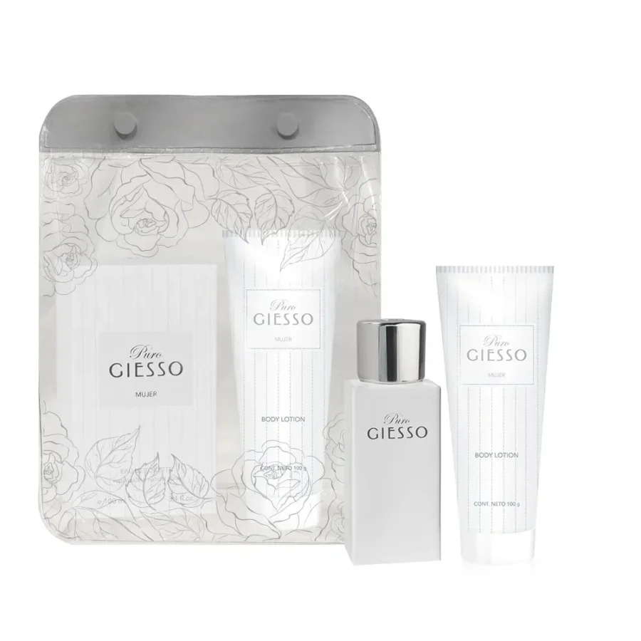 Giesso Puro Eau de Toilette Masculino 100 ml + Bálsamo After Shave + Bolso