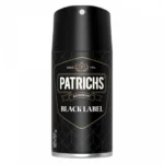 Desodorante Patrichs Black Label aerosol 150 ml