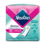 Toallas Nosotras largas con aloe x50