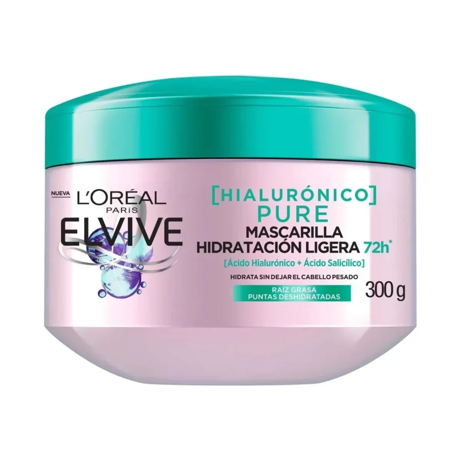 Elvive Hyaluronic Pure Acondicionador Hidra Ligera 300 ml
