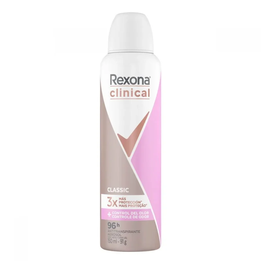 Desodorante Rexona Clinical Classic 96H Aerosol 150 ml