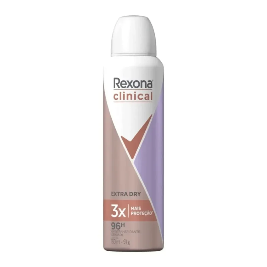 Desodorante Rexona Clinical Extreme Dry 96H Aerosol 150 ml