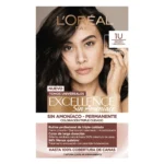 281229 Tinte L'Oréal Excellence Sin Amoníaco 1U Negro