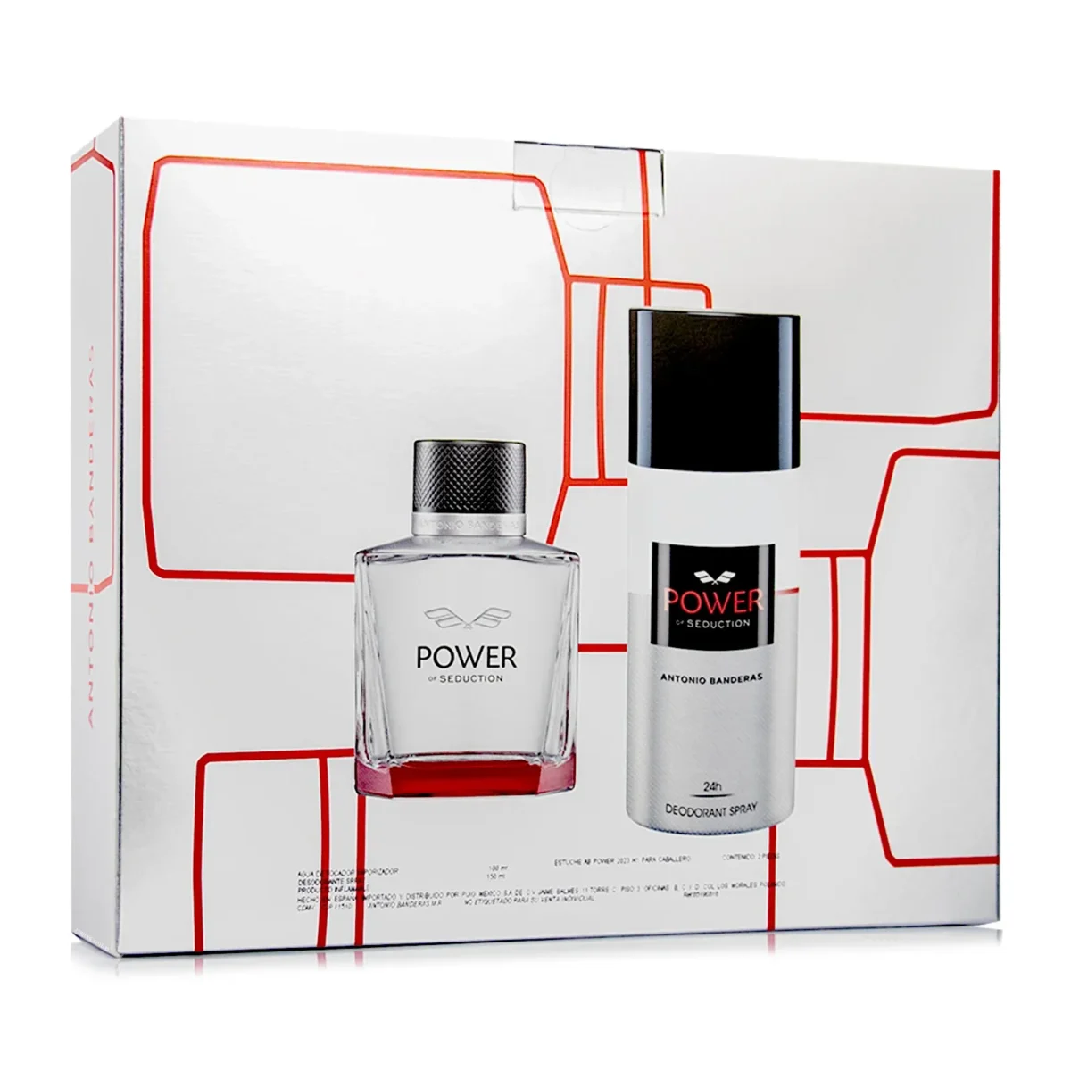 284229 Set Power of Seduction EDT 100 ml + Desodorante 150 ml - Antonio Banderas - Imagen 1