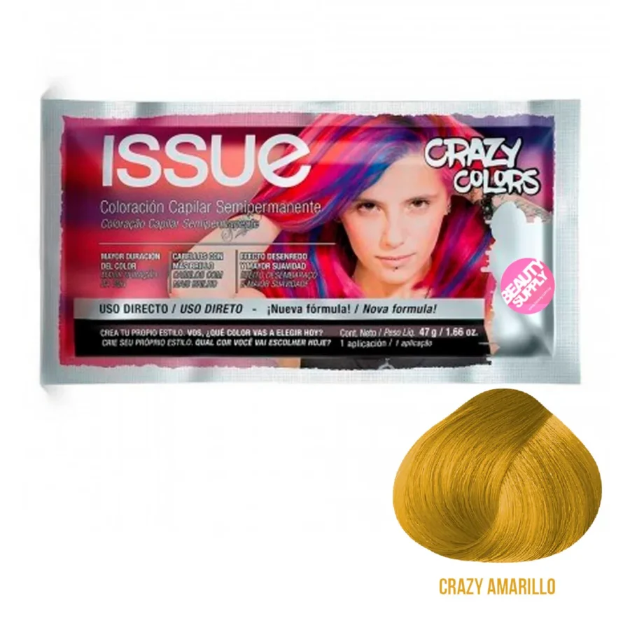Tinte Issue Crazy Color Amarillo