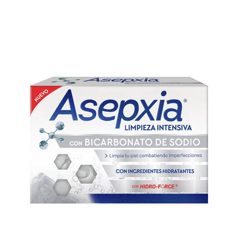 Jabón facial con bicarbonato 100 g - Asepxia