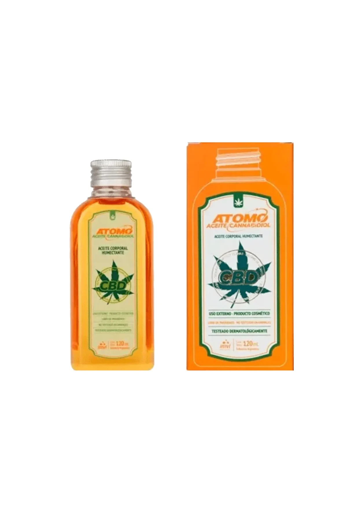 Aceite corporal con CBD 120 ml - Átomo - Imagen 1