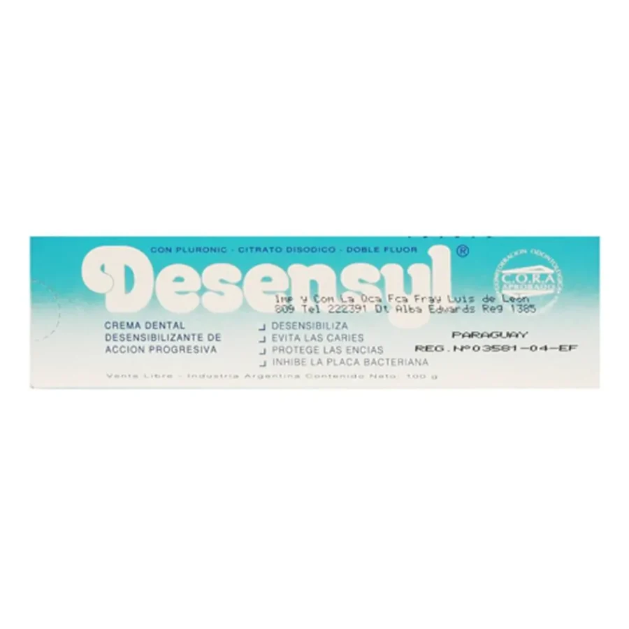 Desensyl crema dental x100 g