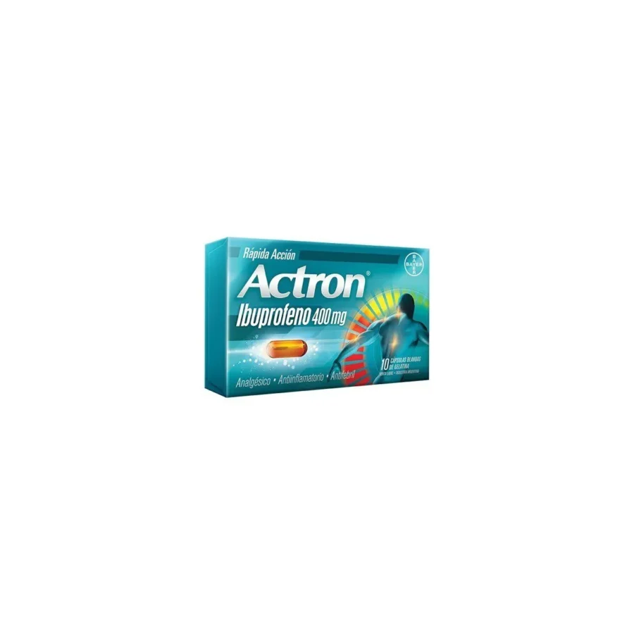 Actron cápsulas blandas 400 mg x10