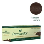 Farmacolor 6 rubio oscuro kit de coloración