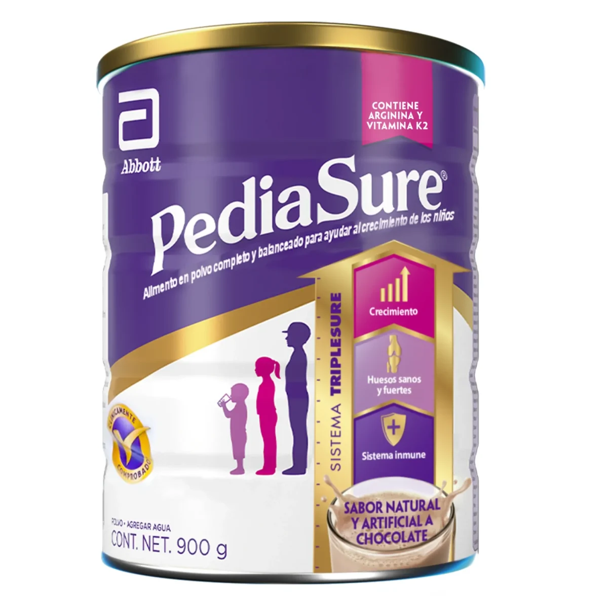 Pediasure polvo chocolate 400 g - Imagen 1