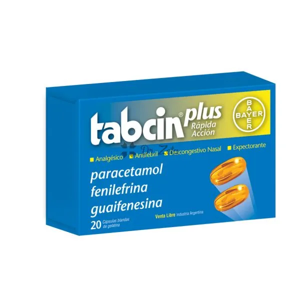 Tabcin Plus Rápida Acción cápsulas x10