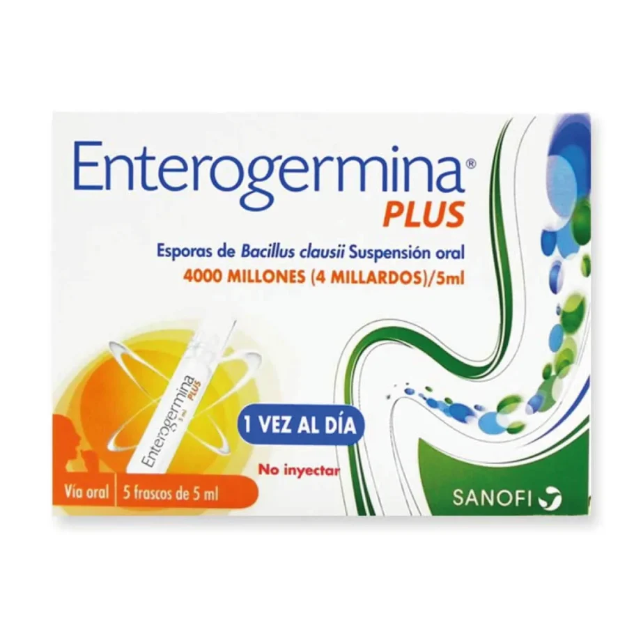 Enterogermina Plus ampollas bebibles