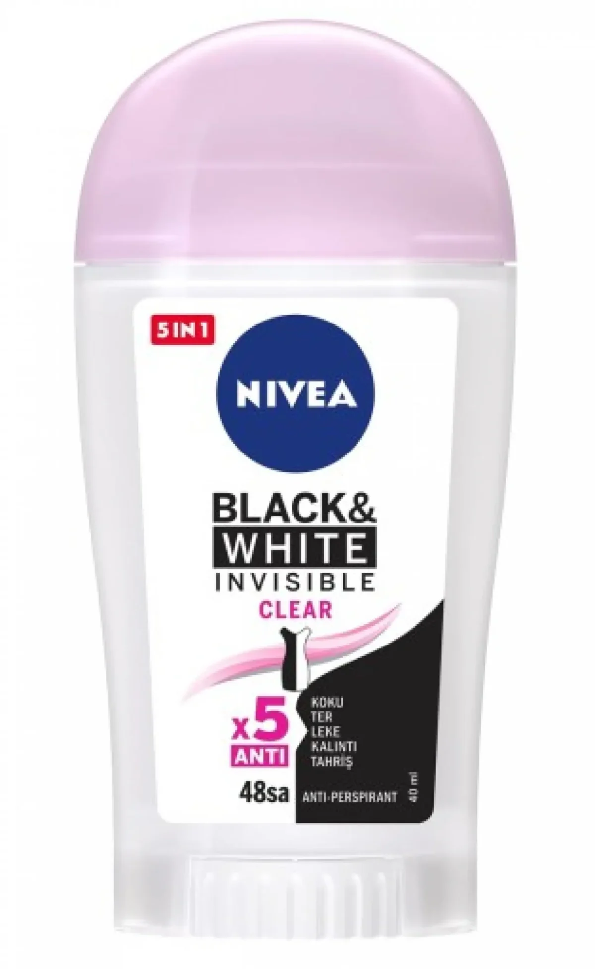 Desodorante roll-on Nivea Invisible Black & White Clear - Imagen 1