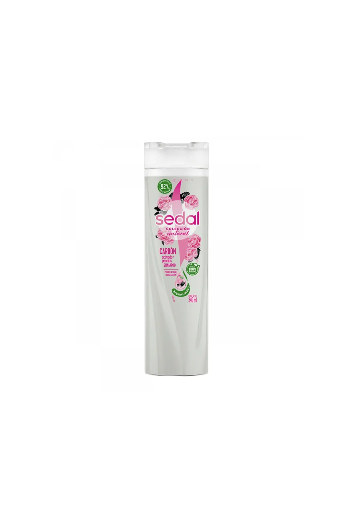 271468 Sedal Carbón & Peonías acondicionador 340 ml - Imagen 1