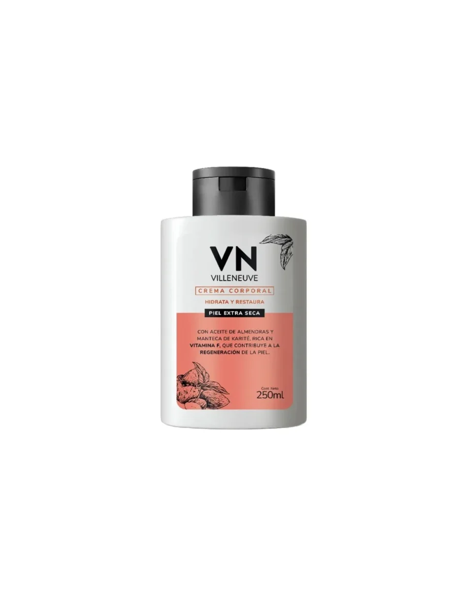 Crema corporal Villeneuve Piel Extra Seca 200 ml