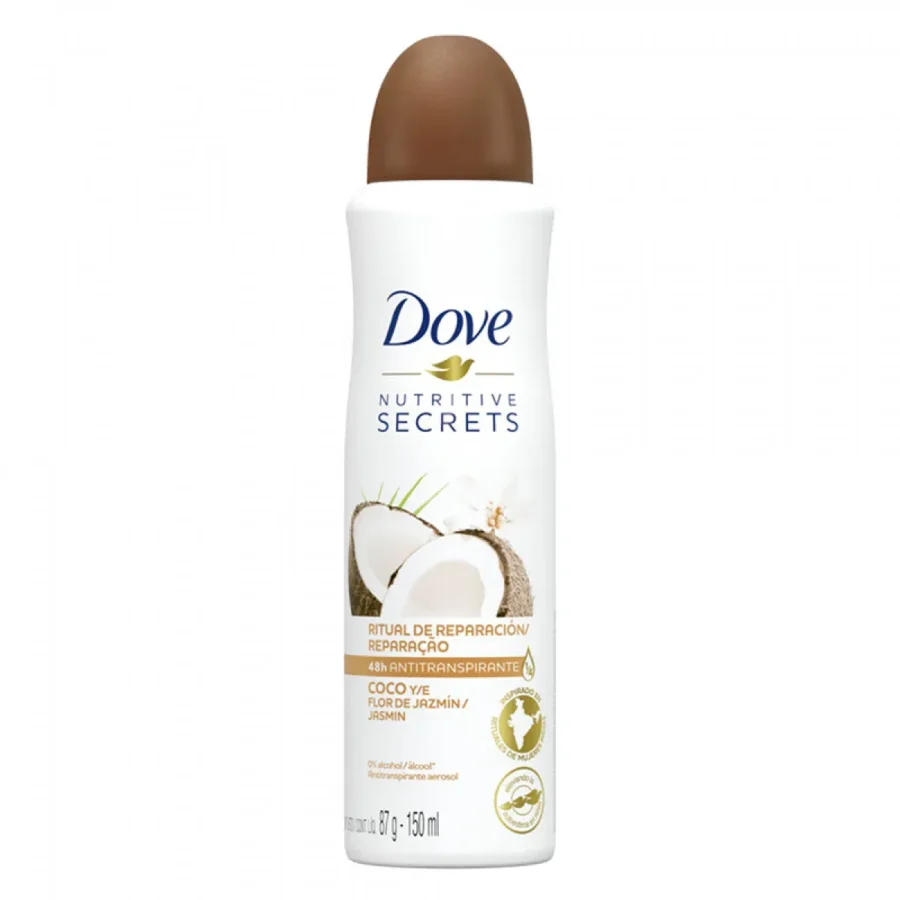 Desodorante en aerosol Dove Coco 150 ml