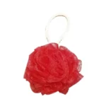 Esponja Red Pompom Exfoliante