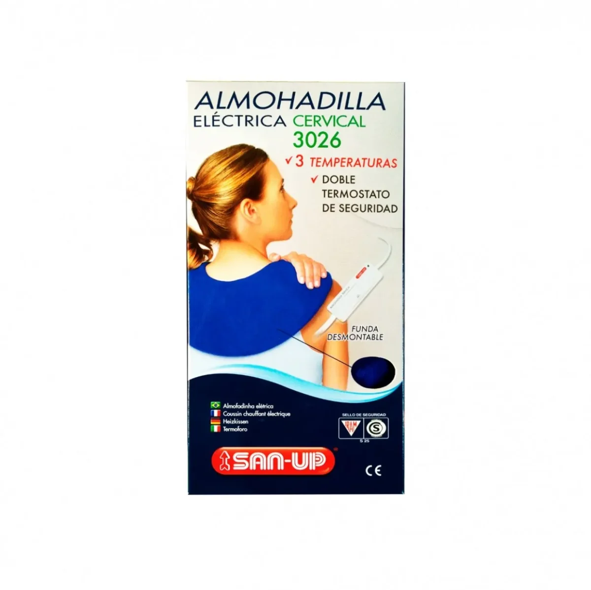302883 Almohadilla Térmica Cervical San Up - Imagen 1