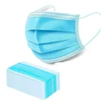 Barbijo Descartable Tricapa Azul con Elástico x50 Unidades