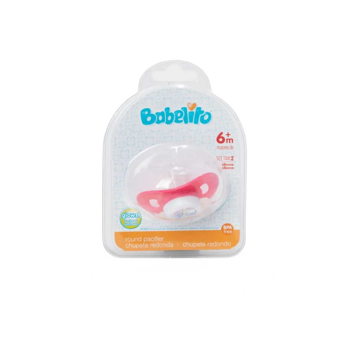 303206 Babelito Chupete Redondo Tetina Silicona - Imagen 1