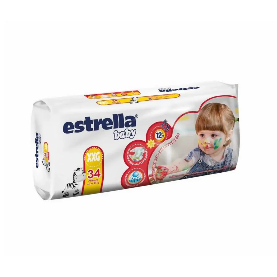 Pañales Estrella Talla XXG x34