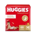 Pañales Huggies Supreme Natural Talla M x68