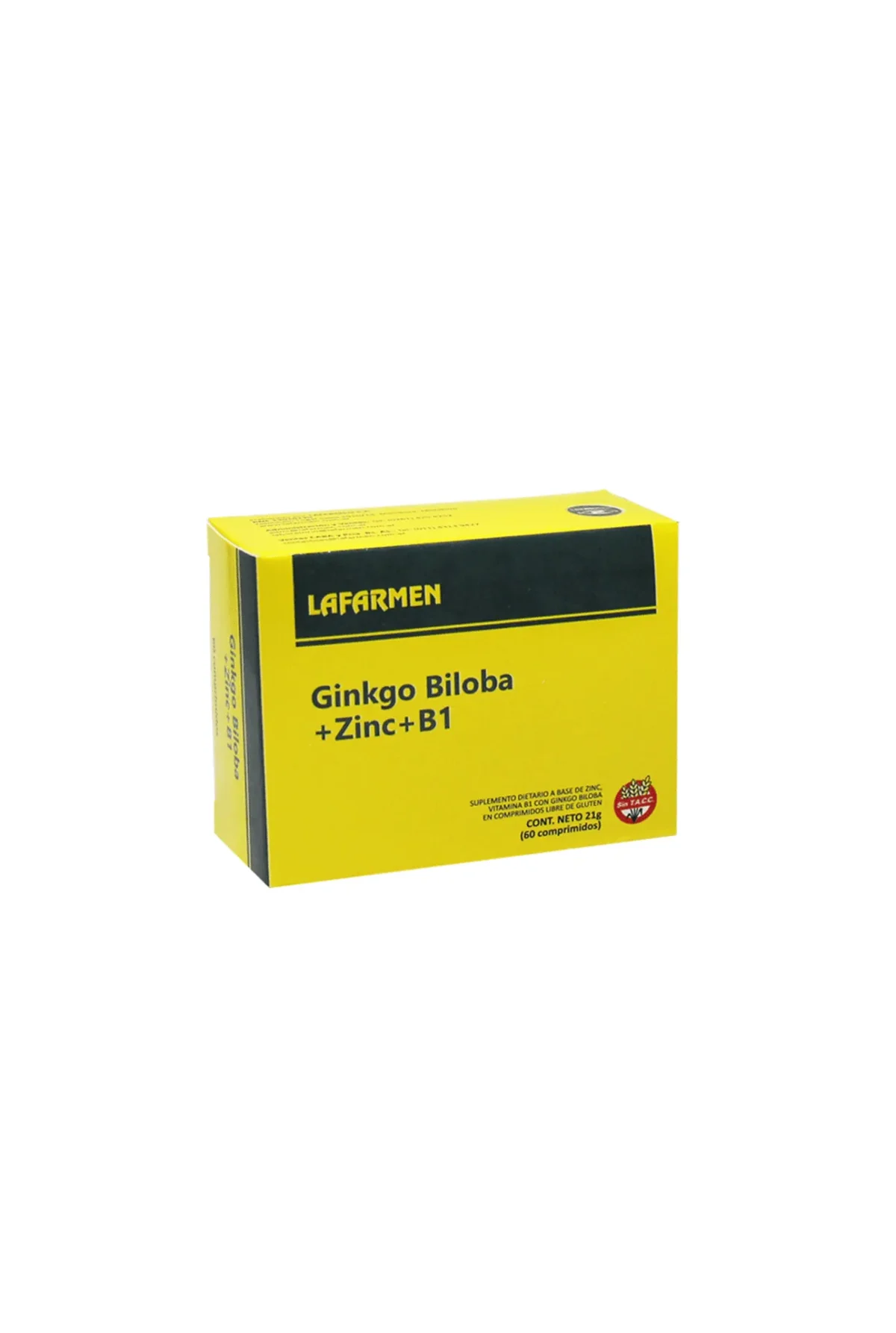 305259 Lafarmen Ginkgo + Zinc + Vitamina B1 - Imagen 1