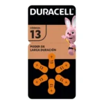 Pilas auditivas Duracell 13 (blíster)